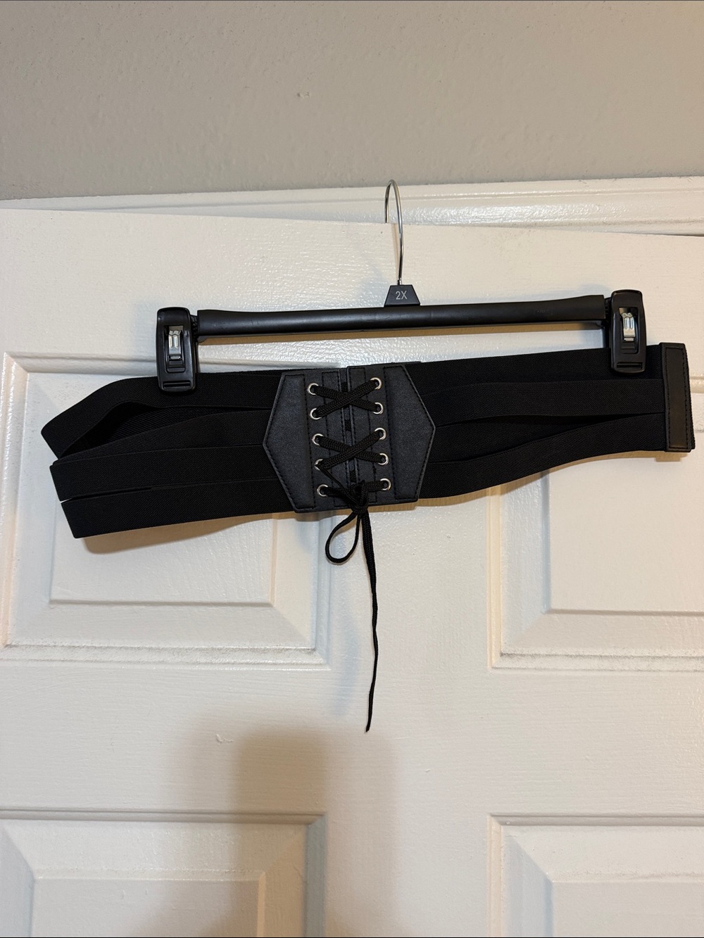 Torrid  Black Wide Lace-Up Waist Belt